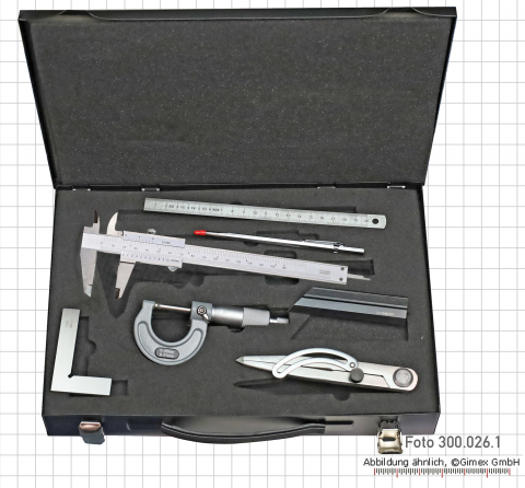 Measuring tools set A1, 7 pcs, for training